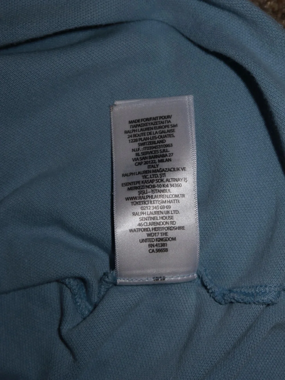 Ralph Lauren Polo Shirt in Light Blue with White Pony
